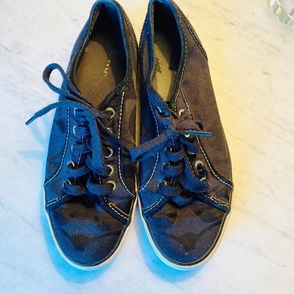 Coach Sneakers Womens 7 Leatherwear‎ 1941 Casual Walking Shoes Canvas Logo
